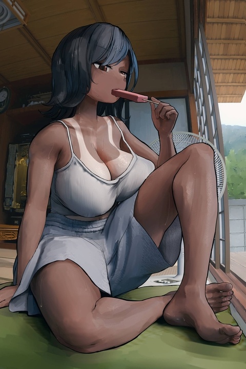 日焼け妹ちゃん